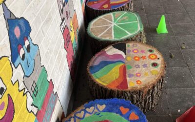 Gemeinsam unsere Schule verschönert